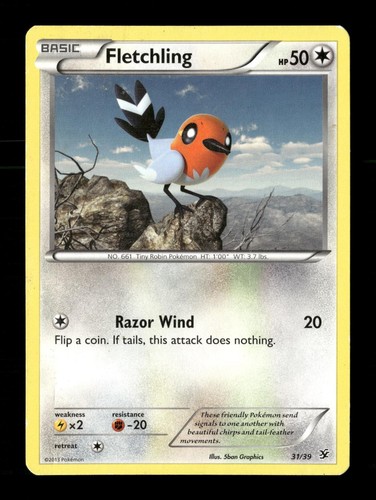 Fletchling 31/39 Kalos Starter Set Pokemon DMG