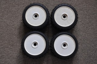 Genuine MCD wheels and tyres set of four not ROVAN