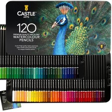 Professional Grade Watercolor Pencil Set for Adults 120 Piece Watercolor