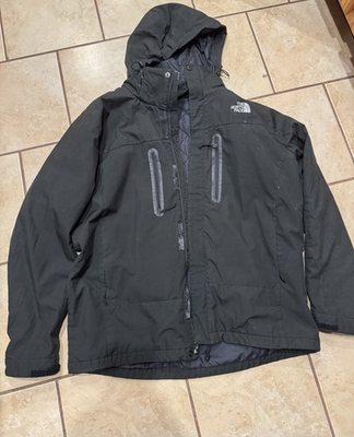 #ad The North Face Apex Elevation Jacket Hooded Mens XL Black Windwall Primaloft $100.00
