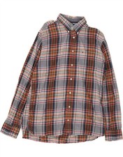 TOMMY HILFIGER Mens Custom Fit Shirt XL Multicoloured Check Cotton GM13