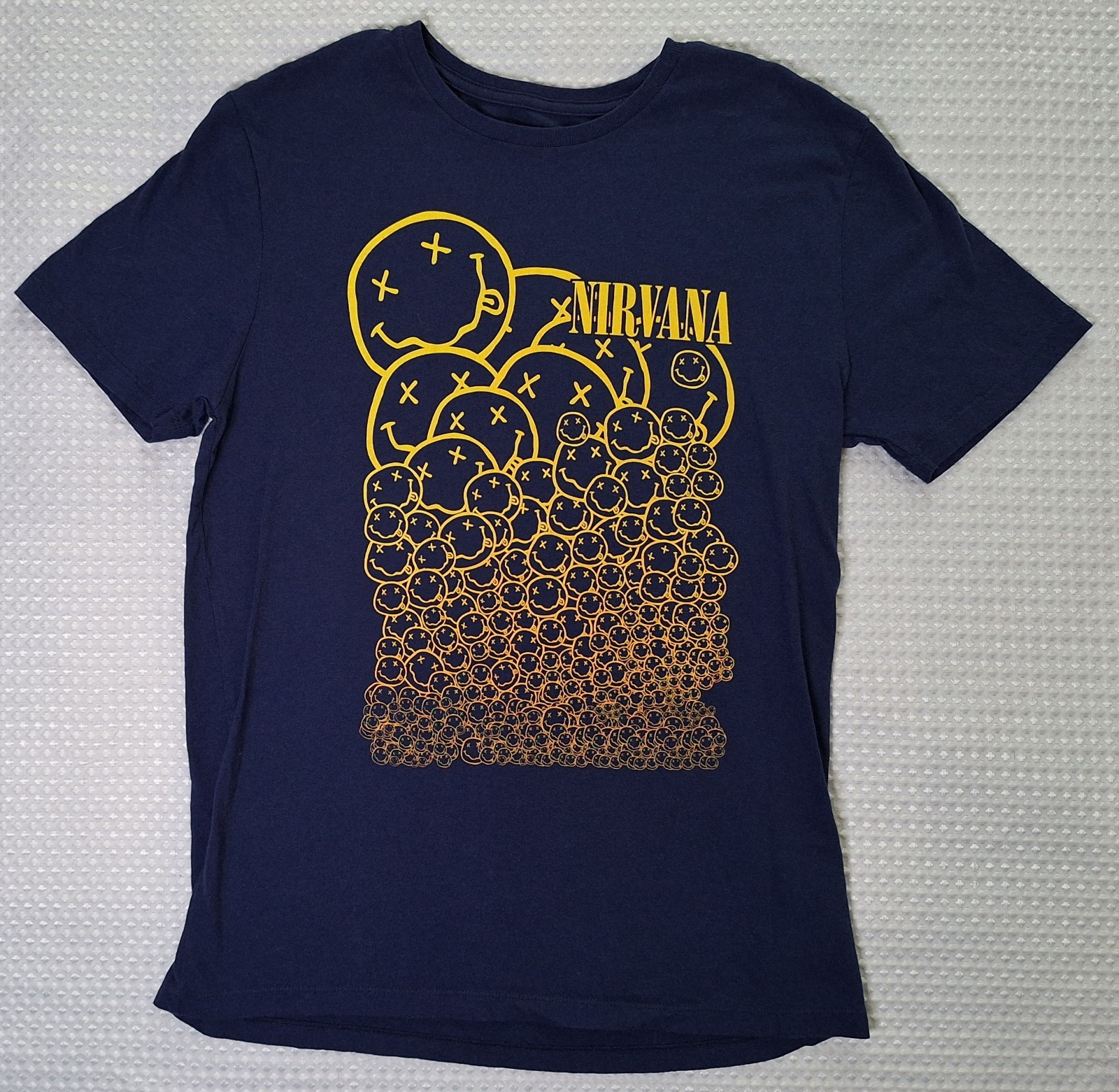 Nirvana Multiple Smiley Face Logo Rock Music Dark… - image 2