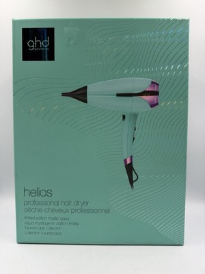 ghd Helios Professional Hair Dryer Limited Edition Mystic Aqua   Open Box