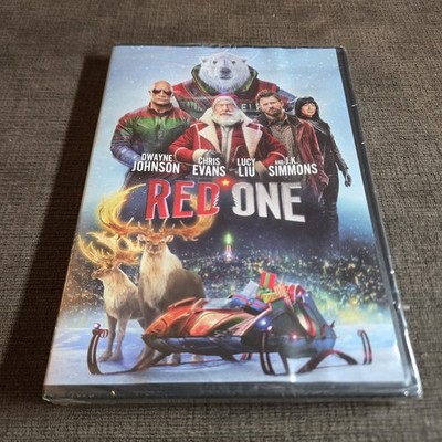 Red One 2024, DVD, New Dwayne Johnson, Chris Evans, Lucy Liu, J K Simmons Sealed