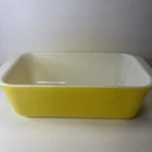 Vintage Yellow PYREX Loaf Pan #913 Bread Meatloaf Oven Baking Dish
