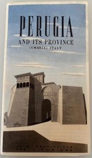 Vintage PERUGIA And It's Province TOURIST LEAFLET UMBRIA ITALY