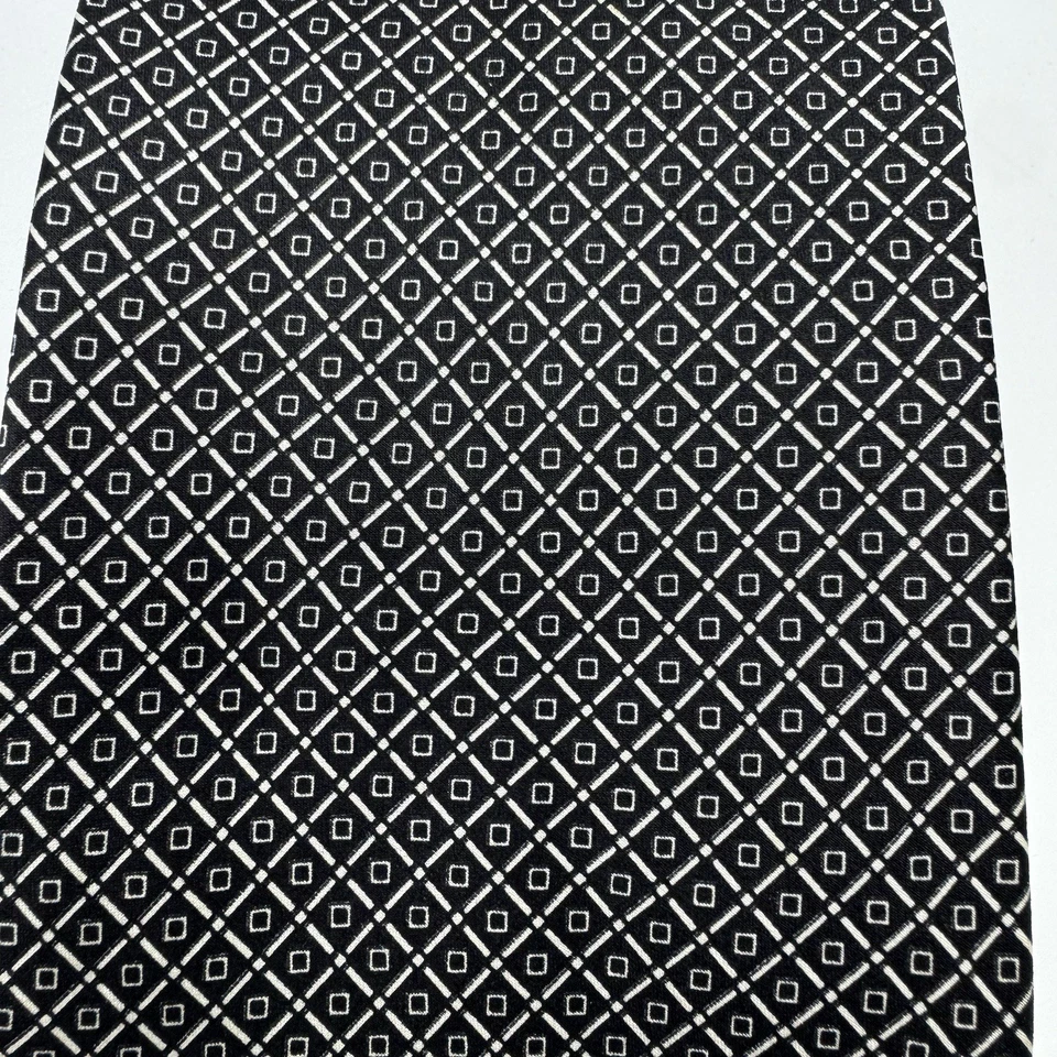Corbata geométrica Dolcepunta AOP clásica profesional de lujo Italia 100 % seda LEER Foto 3 de 4