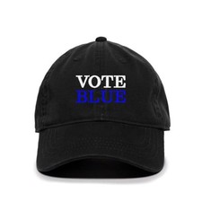Gorra de béisbol bordada Vote azul Election demócratas sombrero ajustable para papá