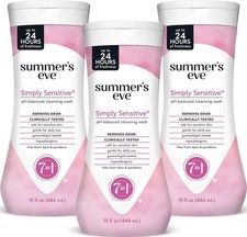 UPC 041608000115 product image for Daily Feminine Wash Simply Sensitive 3 Pack 15 oz pH Balanced Odor Control | upcitemdb.com