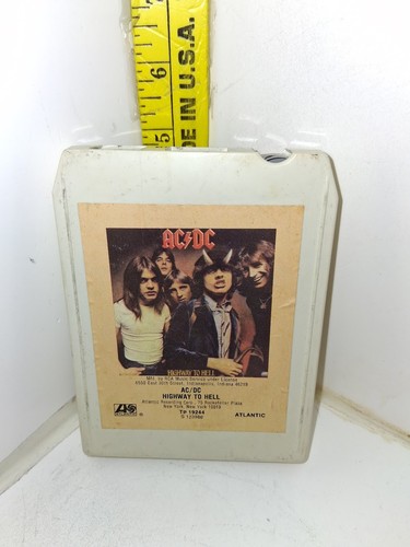 used AC/DC HIGHWAY TO HELL 8 TRACK TAPE TESTED works