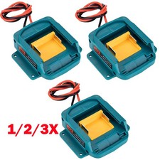 1-3Pc Power Wheel Adapters DIY Connector Holder Dock For Makita 18V  14AWG Wire