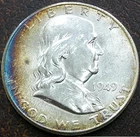 US 1949-S Franklin Half Dollar  **