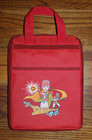 Rare Vintage 1980s Japan Saiyuki Starzinger Sci-Fi Anime Novelty Red Small Bag — photo 1