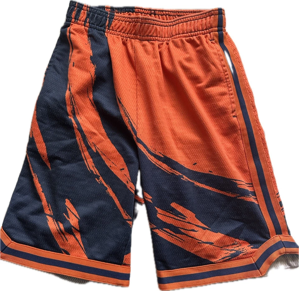 Lote de 2 - Pantalones cortos Flow Society. Juvenil mediano. Naranja y azul. Foto 2 de 4