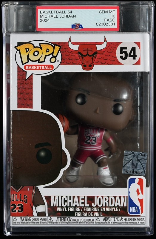 2024 Funko Pop MICHAEL JORDAN 54 Basketball PSA 10