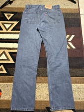 Vintage 80s Levis 501 Denim Jeans Men's Fit 30x30 USA Faded Black Button Fly