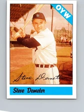 1983 Larry Fritsch OYW Steve Demeter AUTO AUTOGRAPHED SIGNED DETROIT TIGERS