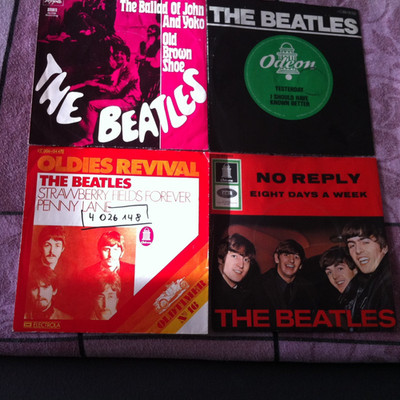 Sg. COVER   -    THE BEATLES   -    4 versch.   COVER