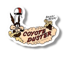 Rat Rod Hot Rod Coyote Duster Stickermotorcycle Rat Fink Retro