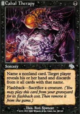 Mint/Near-Mint, English - 1 x MTG Cabal Therapy Judgment