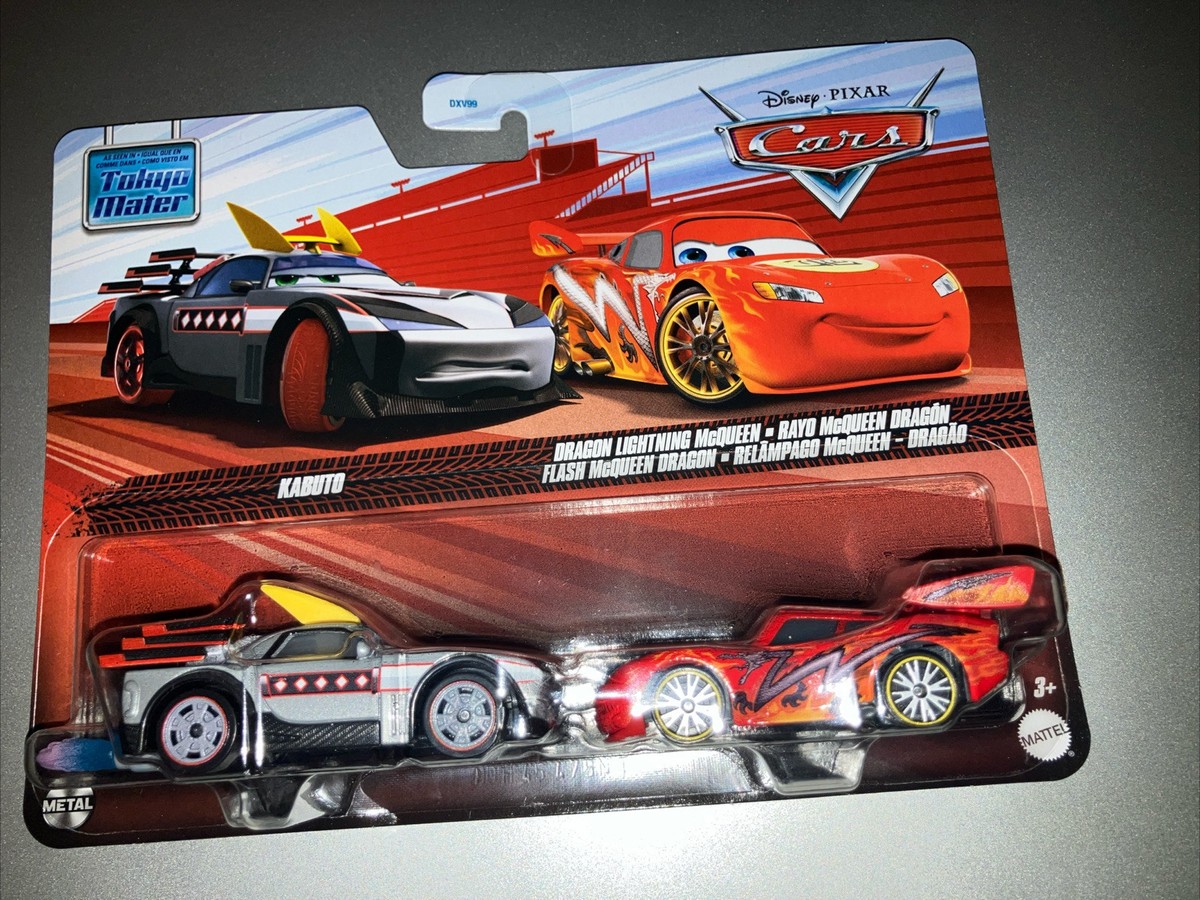 DISNEY PIXAR CARS KABUTO & DRAGON LIGHTNING MCQUEEN TOKYO MATER