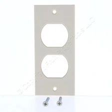 Hubbell HBLST302SI Ivory 1-Gang Duplex Outlet PVC Rigid Custom Wallplate Cover