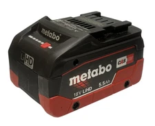 METABO 18V LiHD Technology 5.5 AH Lithium Ion Battery New Open Box