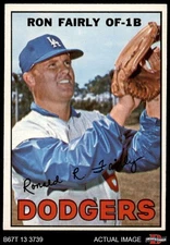 1967 Topps #94 Ron Fairly May have Blue Dot in the Sky Dodgers 6 - EX/MT