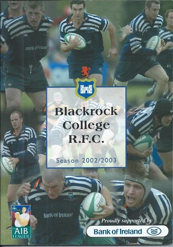 30 NOV 2002 BLACKROCK COLLEGE v BALLYMENA, AIB LEAGUE