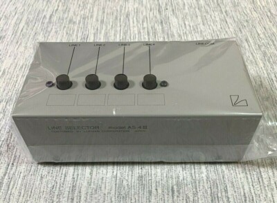 LUXMAN AS-4III Line Selector Switch Line Disc Treat Wiring