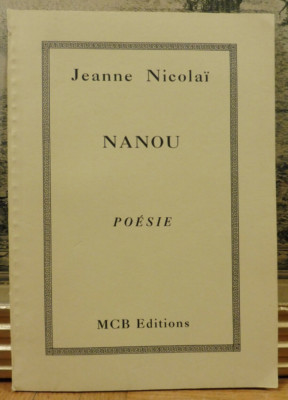 Nanou (Jeanne Nicolaï) 1992 VERSAND