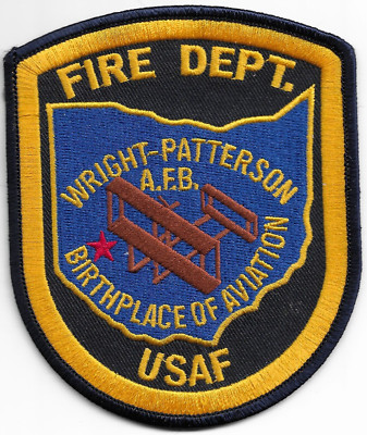 U.S.A.F. - Wright-Patterson Air Force Base, Ohio (3.75'' x 4.5'' size) fire patch