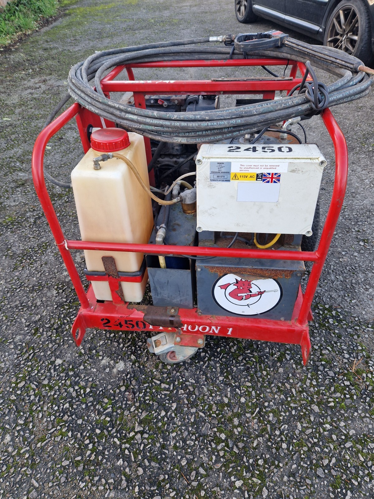 Diesel Pressure Washer Hot / Cold /Read Description eBay