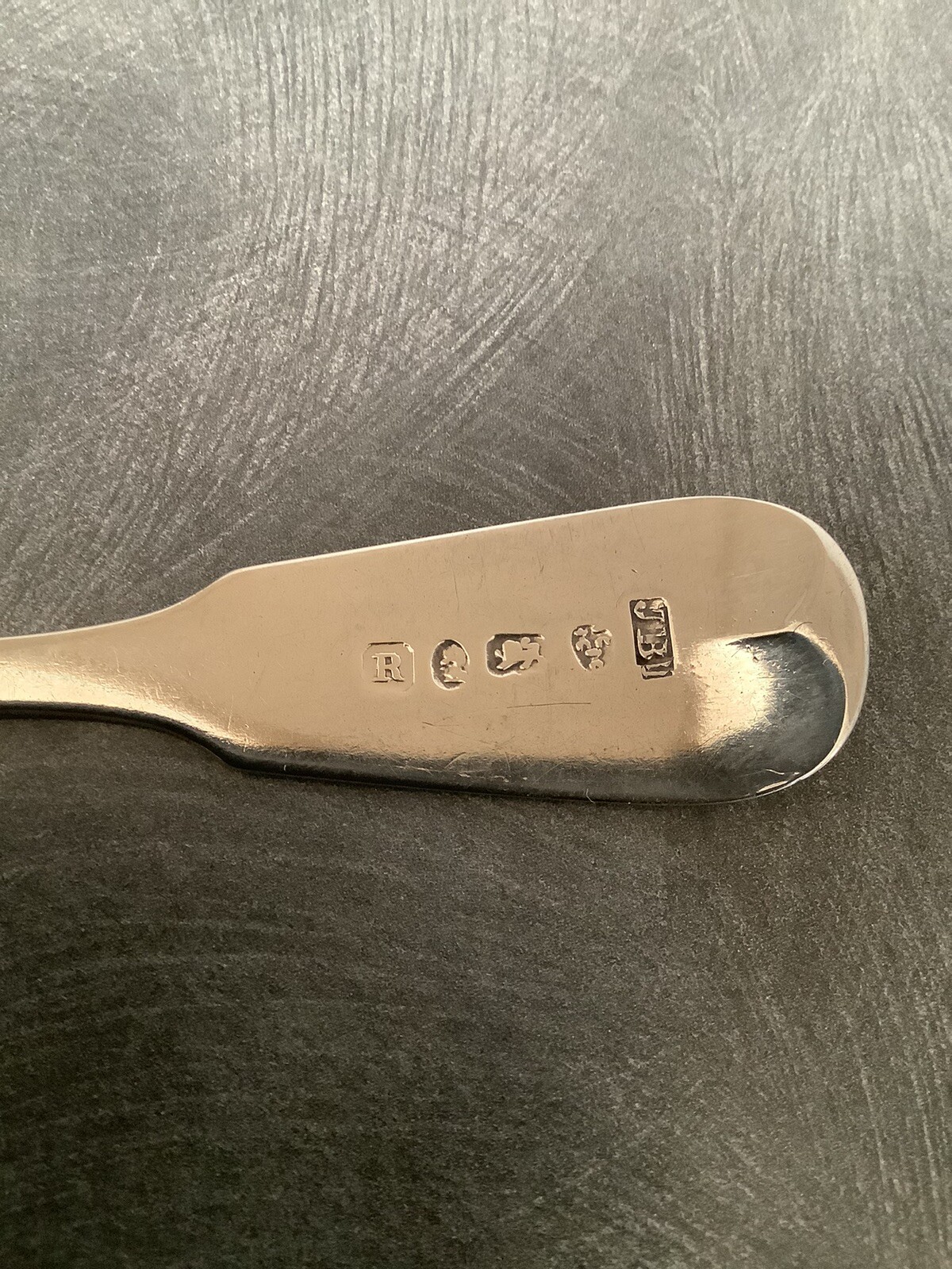 RARE SOLID SILVER ENGLISH HALLMARKED SPOON JAMES BELL