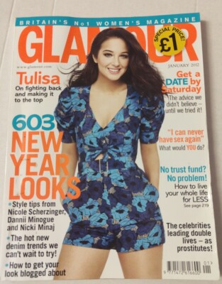 N Dubz Tulisa, Nikki  Minaj ,Glamour Magazine 2012