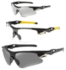 Men Sport Sunglasses Running Fishing Golfing Driving Glasses WRAP around Goggles - Picture 4 of 11