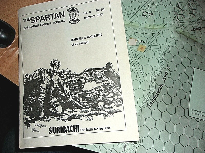  The Spartan SIMULATION GAMING JOURNAL NO 3  "SURIBACHI GAME" PANZERBLITZ  1972