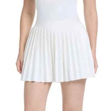 Tretorn Ladies' Pleated Skort, White Small New Golf Tennis Skirt