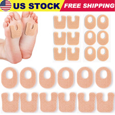 12Pcs U Shaped Felt Callus Pads Metatarsal Pads Forefoot Foot Pads Pain Relief