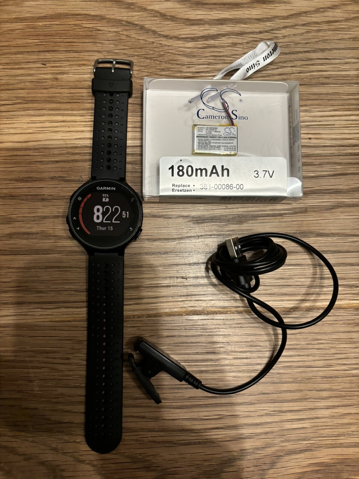 Garmin Forerunner 235 Heart Rate Monitor GPS Running Watch Black/Grey