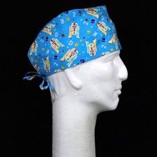 Star Wars  Droids on Blue Theme Scrub Hat