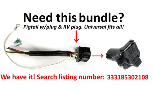 Pollak 7-Way RV Plug Vehicle Side Socket - OEM Replacement For Trailer Lights & Wiring (Part #11-893)