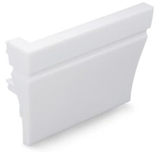 Levolor 2  Faux Wood Returns, White, 1 Set