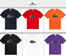  Lacoste T-Shirt Mens Graphic Ombre Croc ~Pri...