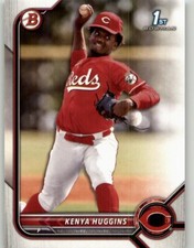 2022 Bowman Draft Kenya Huggins #BD-140 Cincinnati Reds