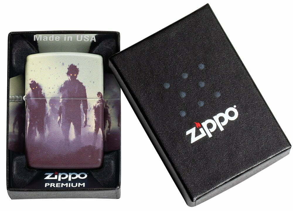 Zippo Windproof Zombie Apocalypse Lighter, Wrap Around Design, 49807, New In Box