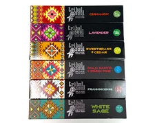 Tribal Soul Incense Sticks Assorted Sampler Set #2 - Bulk Lot 6 Boxes = 90 gm