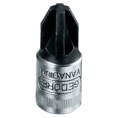 Gedore 6187480 IKS 20 PZD 3 Screwdriver bit socket 1/4'' PZ 3