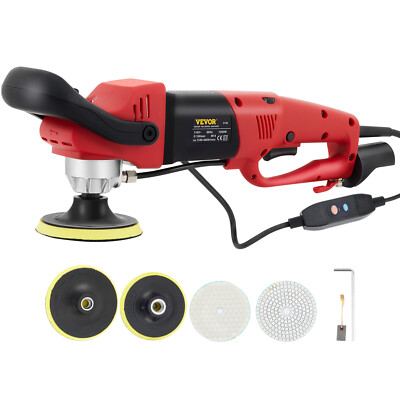 VEVOR 4-5'' Variable Speed Wet Polisher Grinder Polishing Granite Concrete Marble