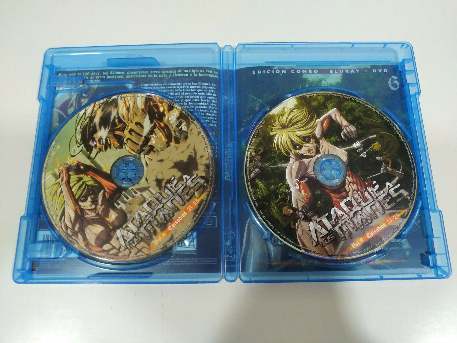 DVD Shingeki no Kyojin Attack On Titan / Ataque a Los Titanes